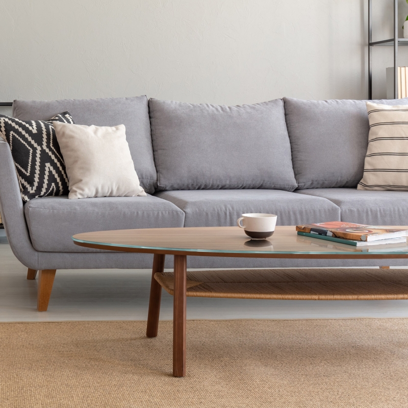 Tisch-Auflageplatte aus Weißglas 6mm